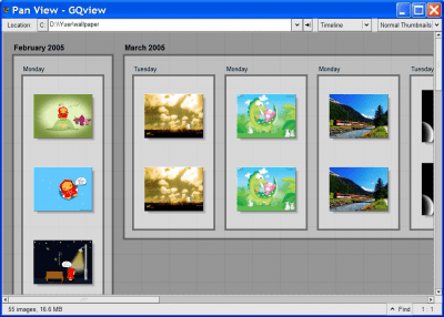 Screenshot of the application GQview - #3