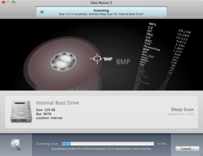 Screenshot of the application Data Rescue for Windows - #2