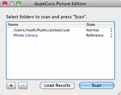 Screenshot of the application dupeGuru - #2