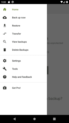Screenshot of the application SyncTech SMS Backup & Restore - #3