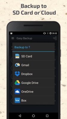Screenshot of the application Easy Backup & Restore - #3