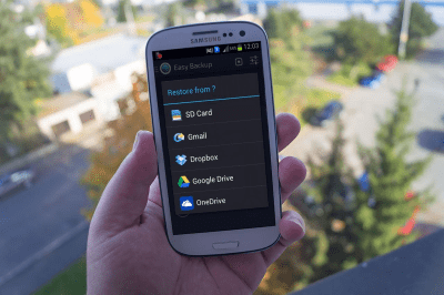 Screenshot of the application Easy Backup & Restore - #5