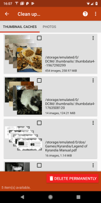 Screenshot of the application DiskDigger photo recovery - #7