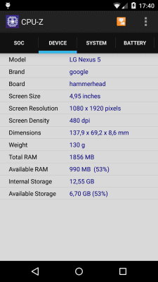 Screenshot of the application CPU-Z - #2