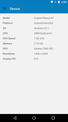 Screenshot of the application Geekbench 4 - #7