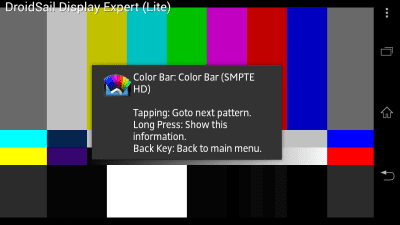 Screenshot of the application DroidSail Display Expert(Lite) - #4
