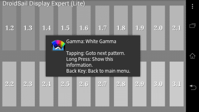 Screenshot of the application DroidSail Display Expert(Lite) - #5