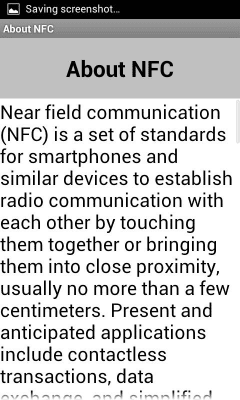 Screenshot of the application Do I Have NFC - #4