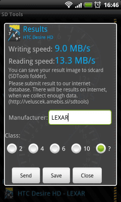 Screenshot of the application SD Tools - #2