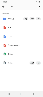 Screenshot of the application WinZip - Easily Open Zip Files - #2