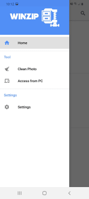 Screenshot of the application WinZip - Easily Open Zip Files - #7