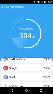 Screenshot of the application ES Task Manager - #2