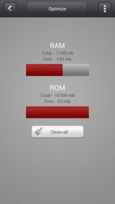 Screenshot of the application Balu Task Manager - #1