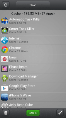 Screenshot of the application Balu Task Manager - #2
