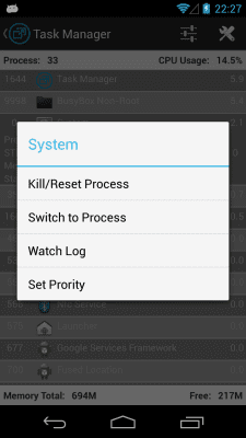 Screenshot of the application Task Manager - Apps management - #2