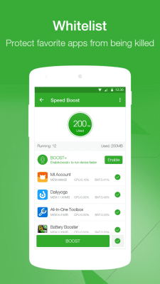 Screenshot of the application Memory Accelerator - #5