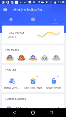 Screenshot of the application Quick Settings (Plugin) - #3