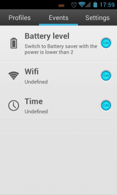 Screenshot of the application Smart Settings - #4