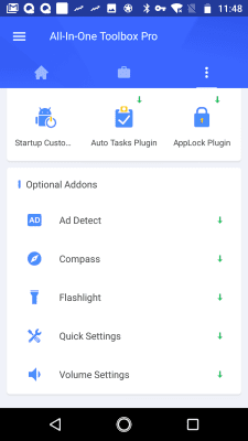 Screenshot of the application Volume Settings (Plugin) - #3
