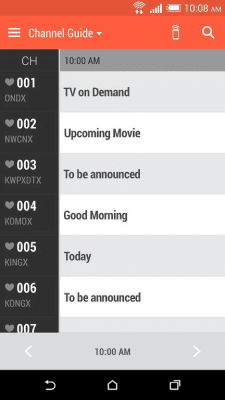 Screenshot of the application HTC Sense TV - #2