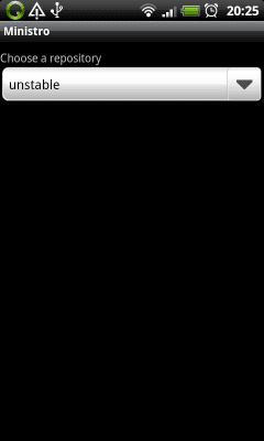 Screenshot of the application Ministro configuration tool 2 - #2