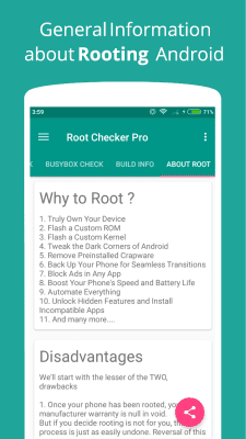 Screenshot of the application ROOT Check - #4