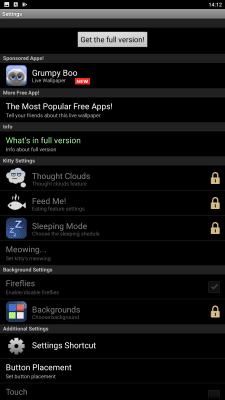 Screenshot of the application Cat in the Box Lite - #2