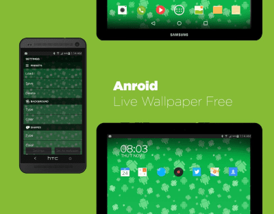 Screenshot of the application Androids! Live Wallpapers - #3