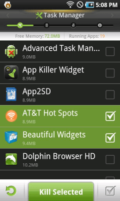 Screenshot of the application EZ Launcher - #3