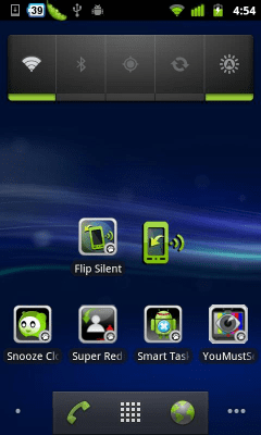 Screenshot of the application Silent switching - #3