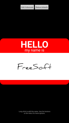 Screenshot of the application My Name Is - #2