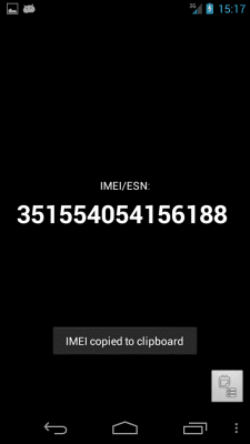 Screenshot of the application My IMEI - #2