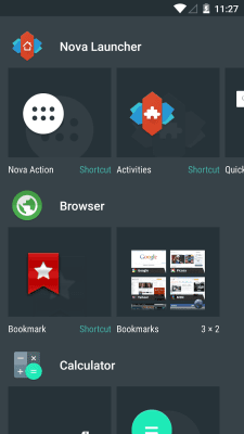 Screenshot of the application Nova Launcher - #5
