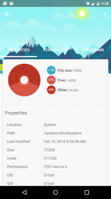 Screenshot of the application BusyBox for Android - #2