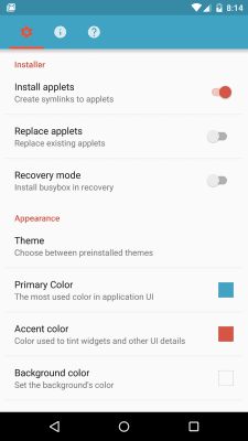 Screenshot of the application BusyBox for Android - #5