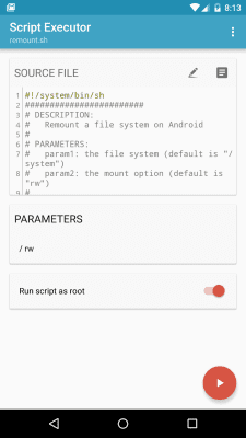 Screenshot of the application BusyBox for Android - #6