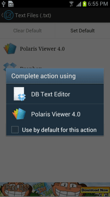 Screenshot of the application Default App Manager Lite - #4