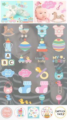 Screenshot of the application Candy Camera - Sticker - #2