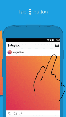 Screenshot of the application Repost for Instagram - #2