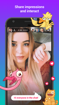 Screenshot of the application VK Live - #2