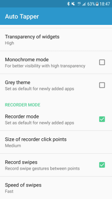 Screenshot of the application Auto Tapper - Auto Clicker/Tap Sequence Recorder - #8