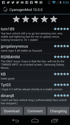 Screenshot of the application ROM Manager - #4