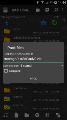 Screenshot of the application Total Commander - #3