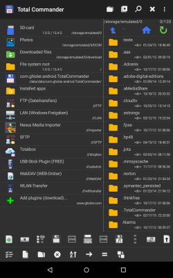 Screenshot of the application Total Commander - #9