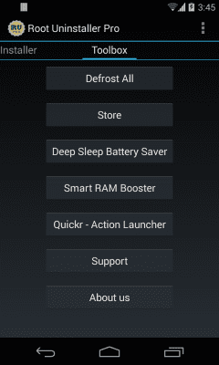 Screenshot of the application Root Uninstaller - #7