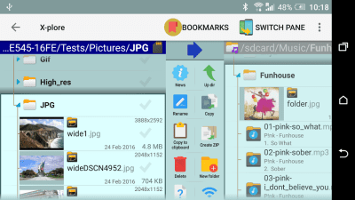 Screenshot of the application X-plore File Manager - #1