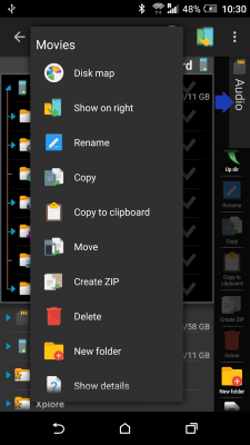 Screenshot of the application X-plore File Manager - #5