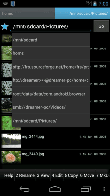 Screenshot of the application Ghost Commander - #2