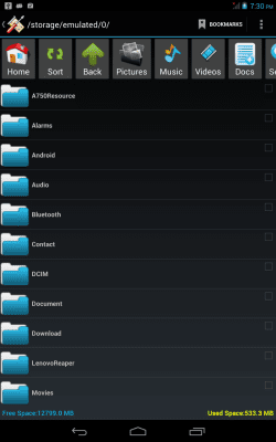 Screenshot of the application SD Card Manager (File Manager) - #8