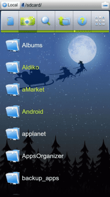 Screenshot of the application ES File Explorer (1.5 Cupcake) - #4